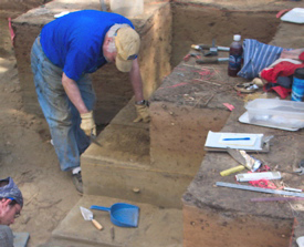 Archaeological investigation at Swan Point, Alaska.